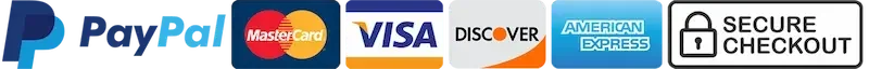 Métodos de pago aceptados: Visa, Mastercard, American Express, PayPal y pago seguro