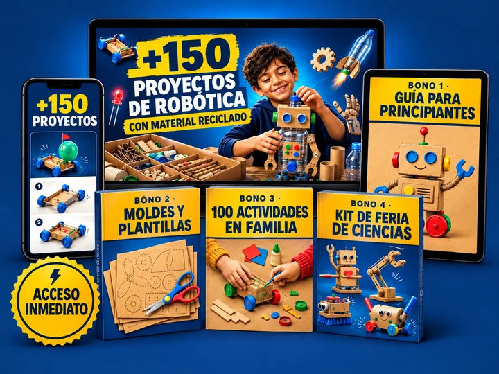 Plan Completo: guía +150 proyectos, Central de Videos y 4 bonos